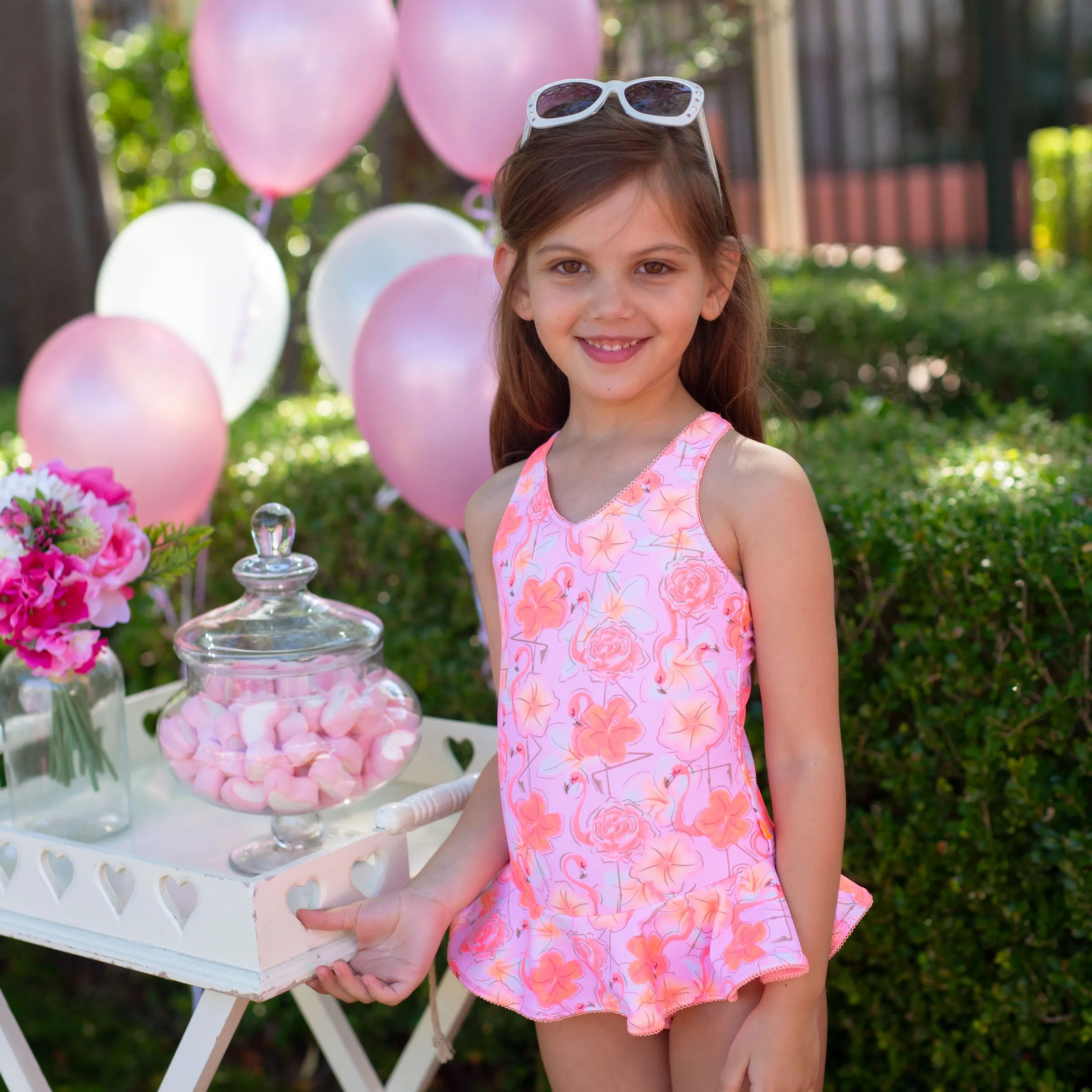 1225 Miss Flamingo One Piece