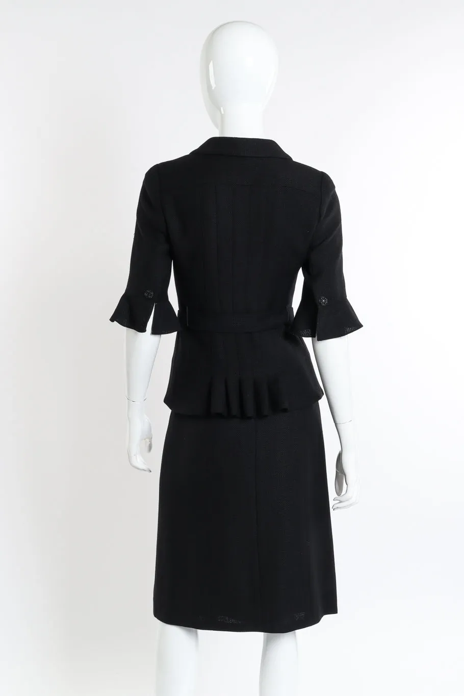 2007C Peplum Skirt Suit