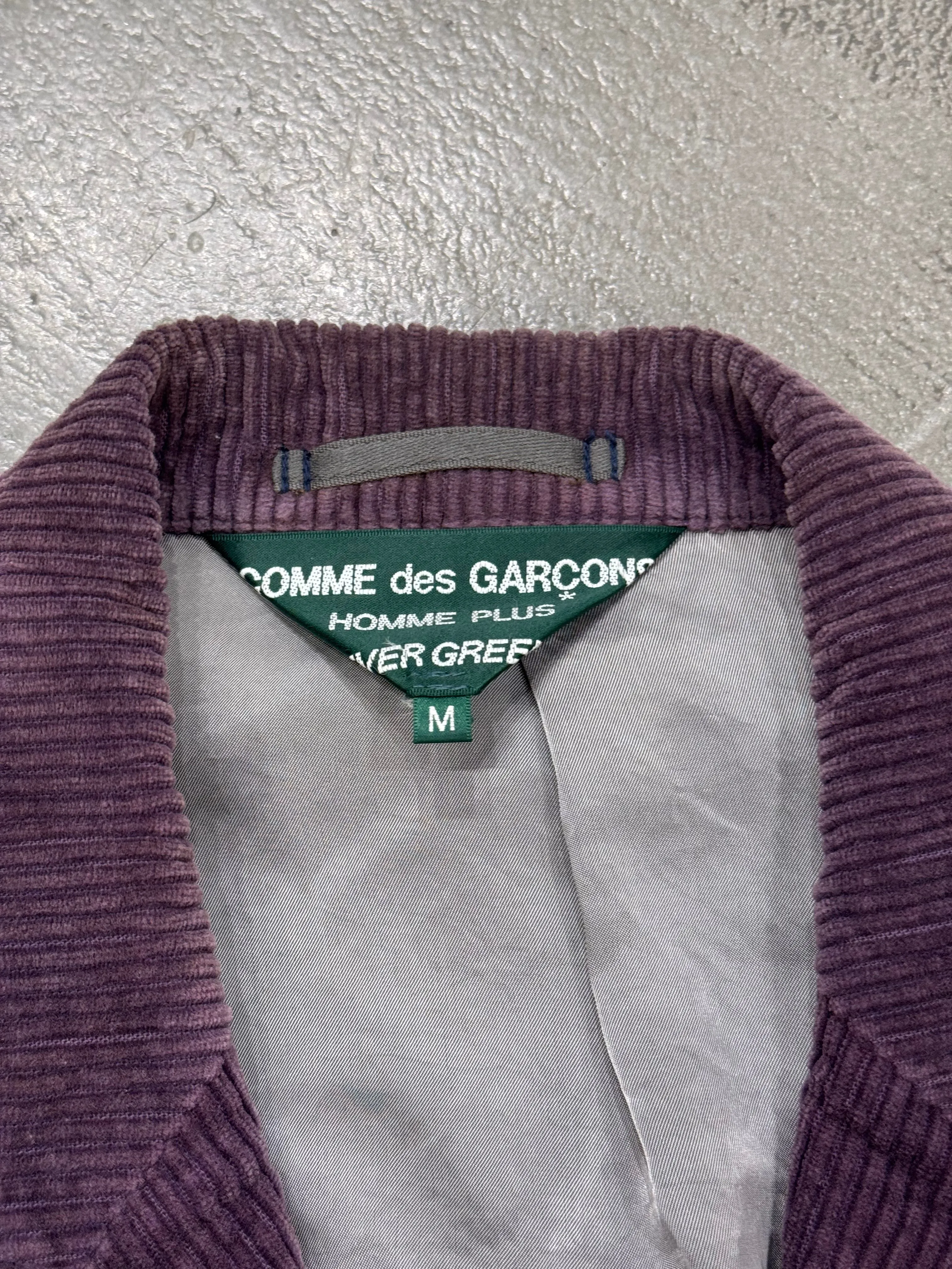 2008 Comme des Garçons gradient corduroy jacket