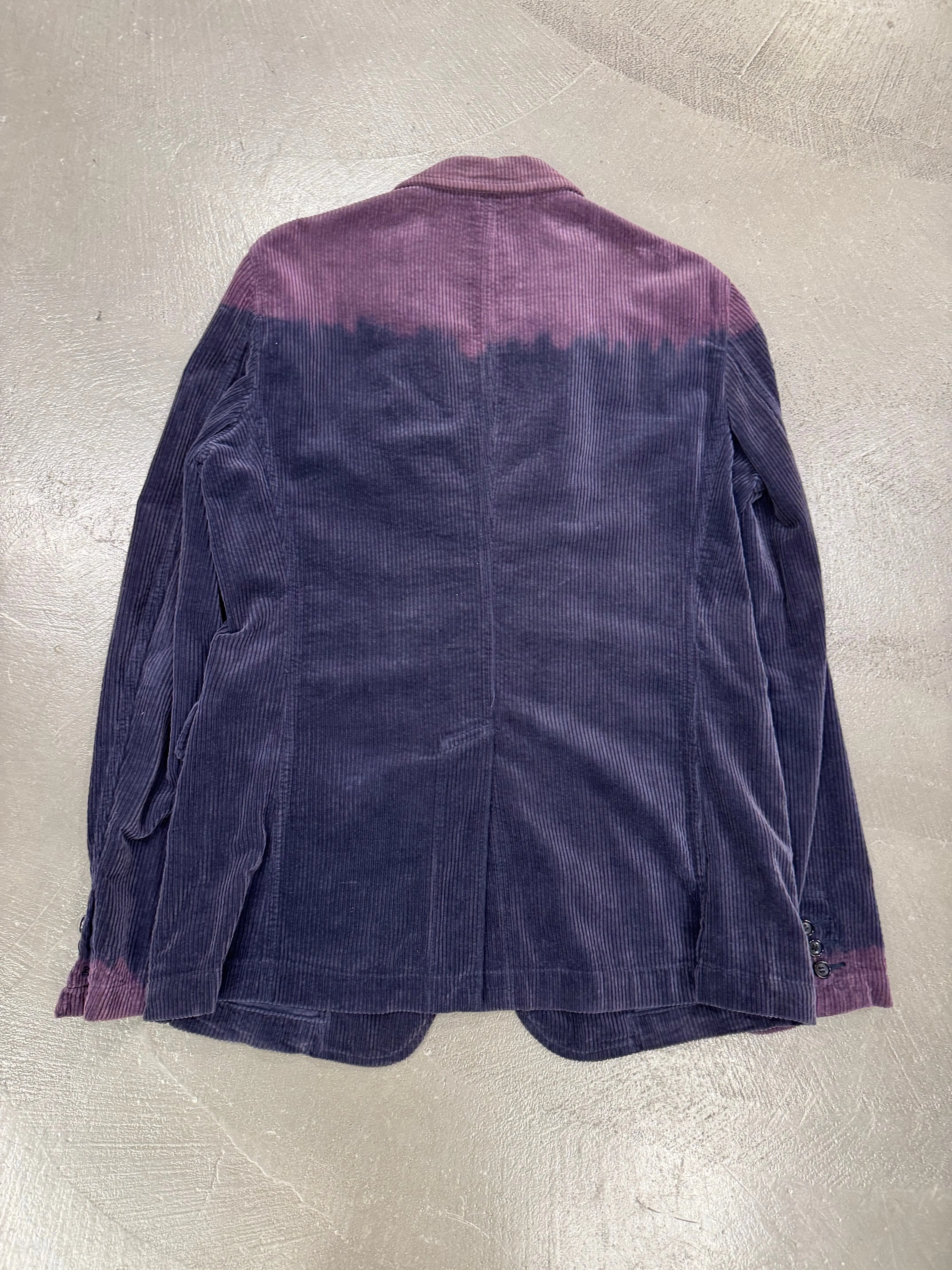 2008 Comme des Garçons gradient corduroy jacket