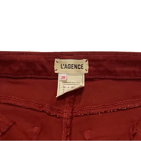 28 / L'AGENCE Margot High Rise Skinny Jeans