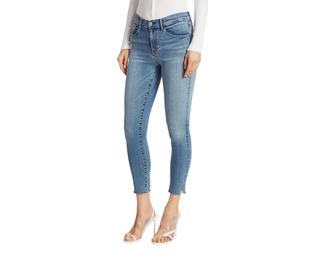 3x1 Mid Rise Skinny Crop: Nora