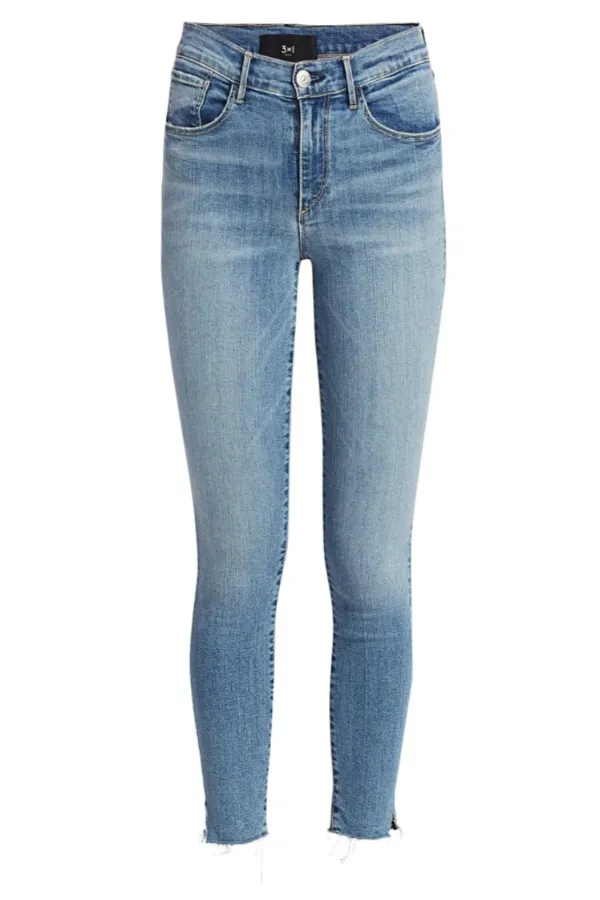 3x1 Mid Rise Skinny Crop: Nora