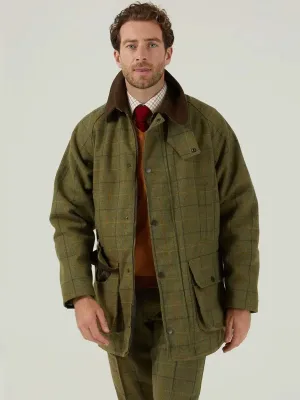 50% OFF ALAN PAINE Rutland Mens Waterproof Shooting Coat - Dark Moss - Size: 4XL (Chest 50")