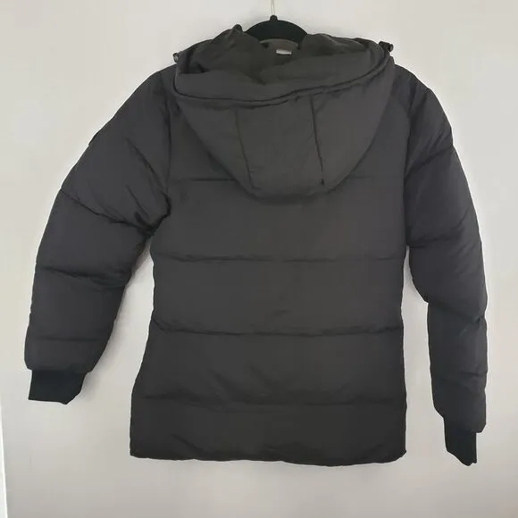 5oaks Black Puffer Jacket Women's Size XS NWT