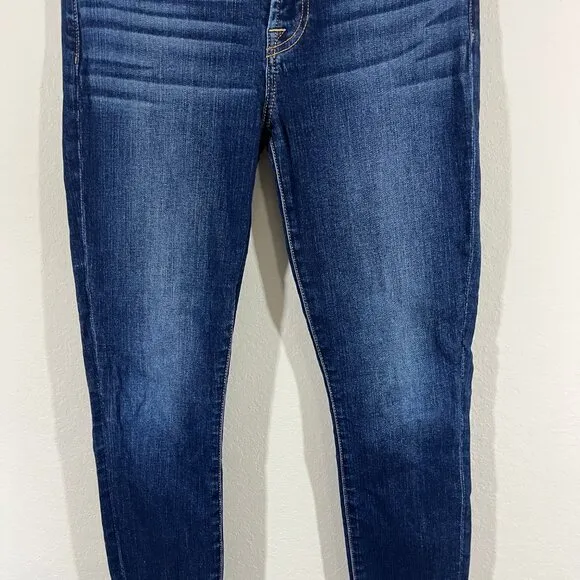 7 for all Mankind Women's B(AIR) Dark Wash Ankle Skinny Jeans Size 28
