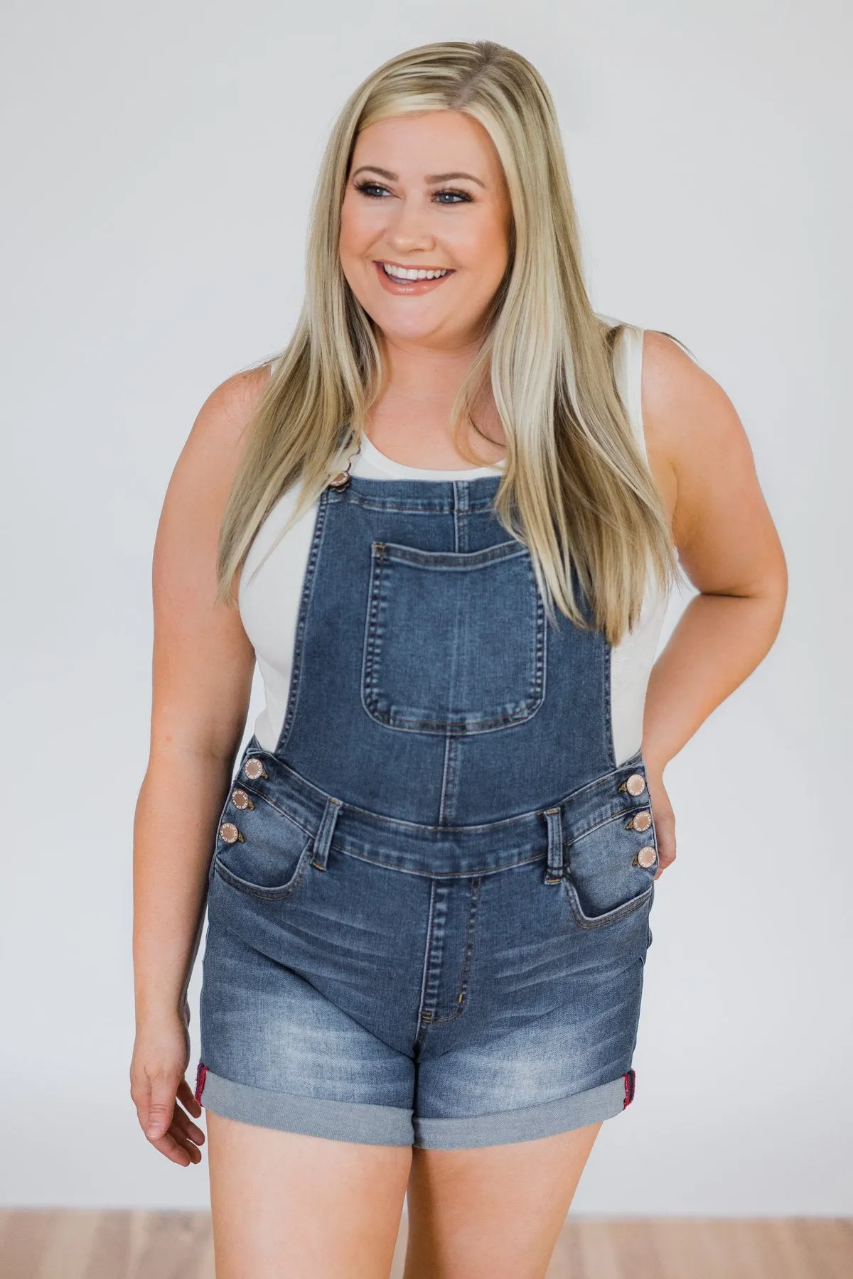 8th of LA Short Overalls- Ally Wash