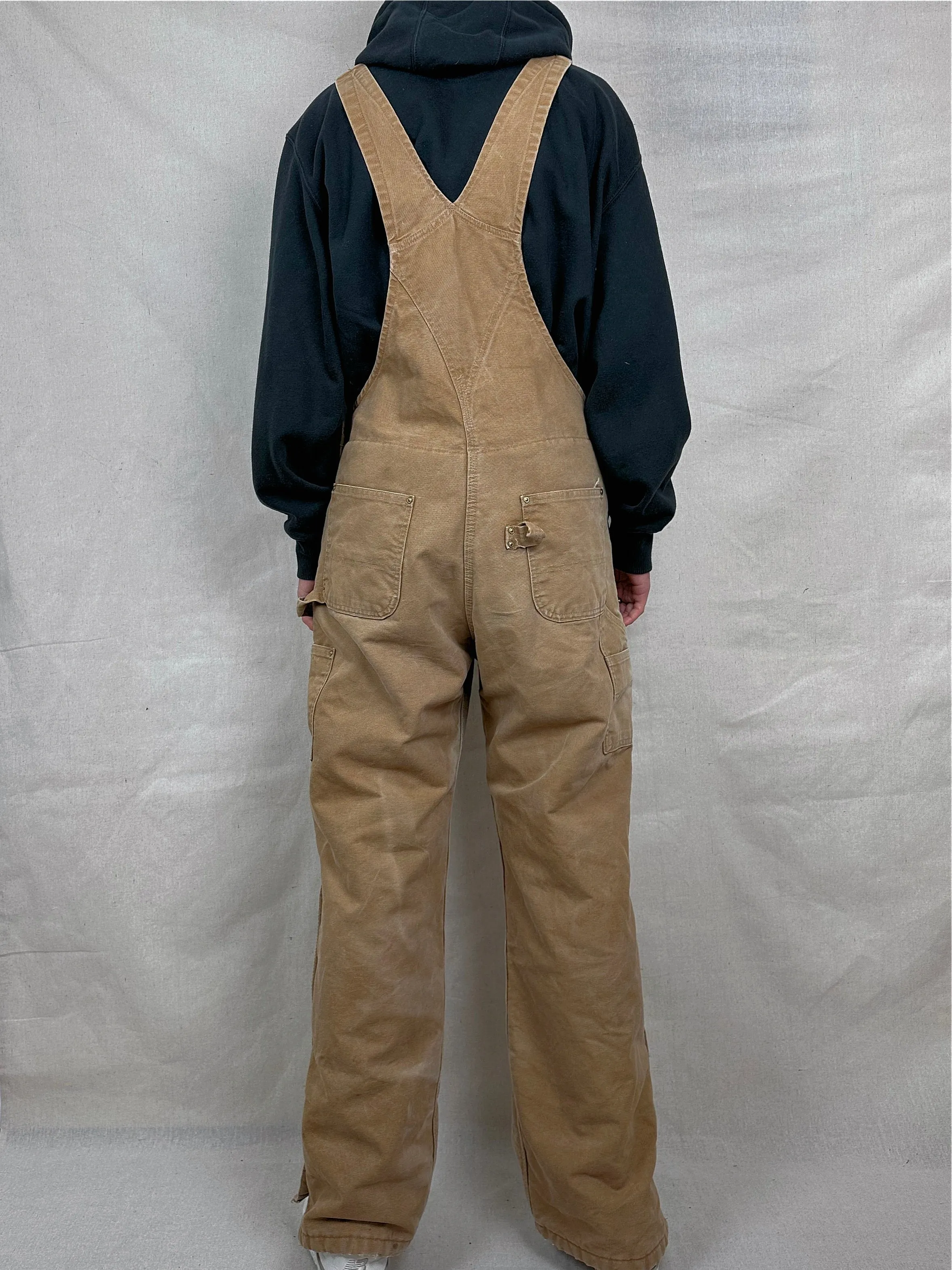 90's Carhartt Heavy Duty Vintage Dungarees/Overalls up to Size 38"