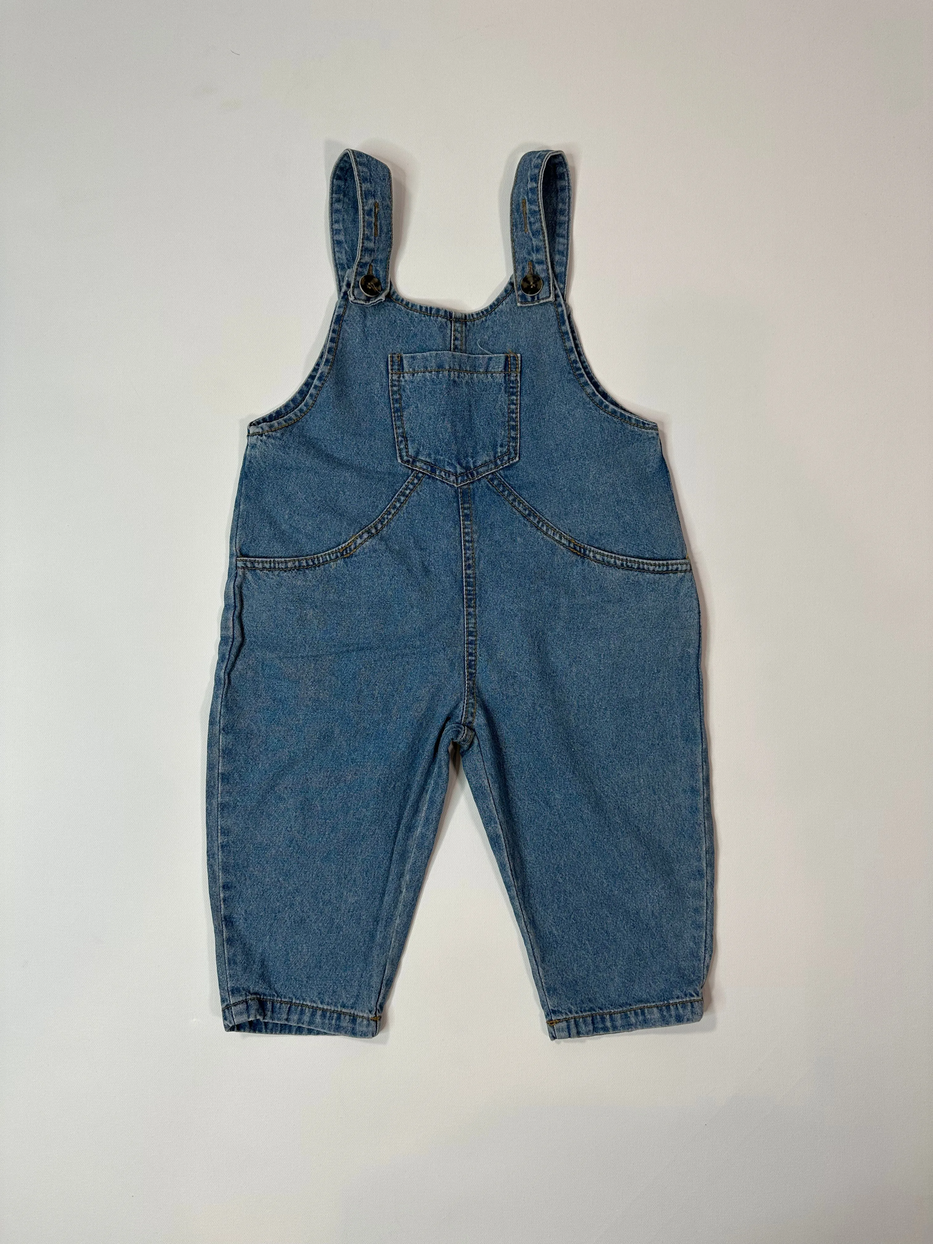 90s Style Unisex Denim Overalls