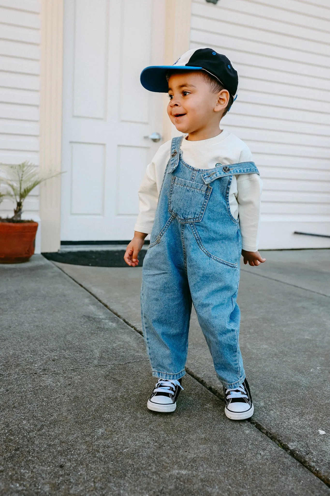 90s Style Unisex Denim Overalls