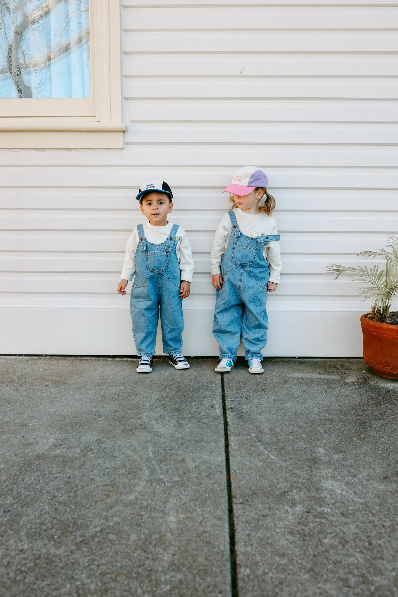 90s Style Unisex Denim Overalls