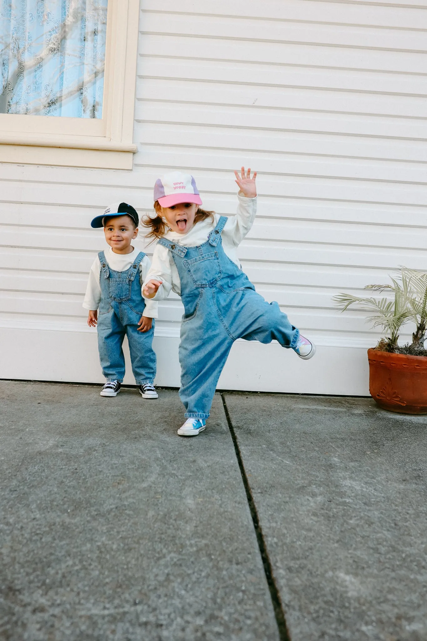 90s Style Unisex Denim Overalls