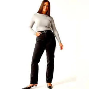 Abercrombie &amp; Fitch Curve Love Ultra High Rise 90s Straight Jean Size 30/10S NWT