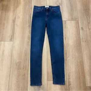 🌟ACNE STUDIOS🌟 SKIN 5 DEEP SKINNY STRETCH JEANS DARK WASH SZ 27