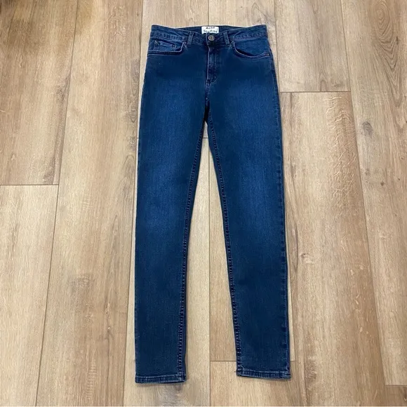 🌟ACNE STUDIOS🌟 SKIN 5 DEEP SKINNY STRETCH JEANS DARK WASH SZ 27