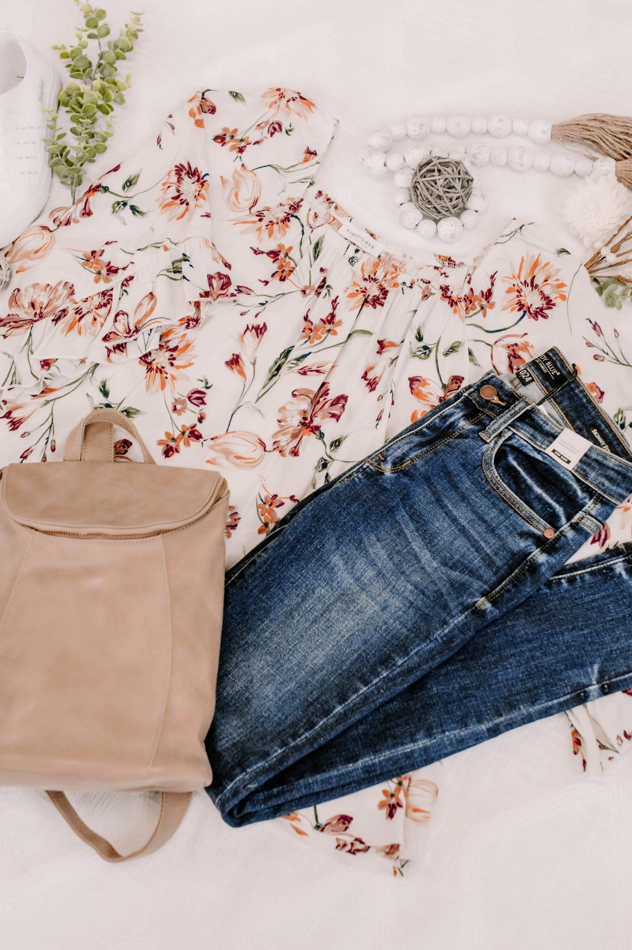 Add A Little Flare Floral Blouse