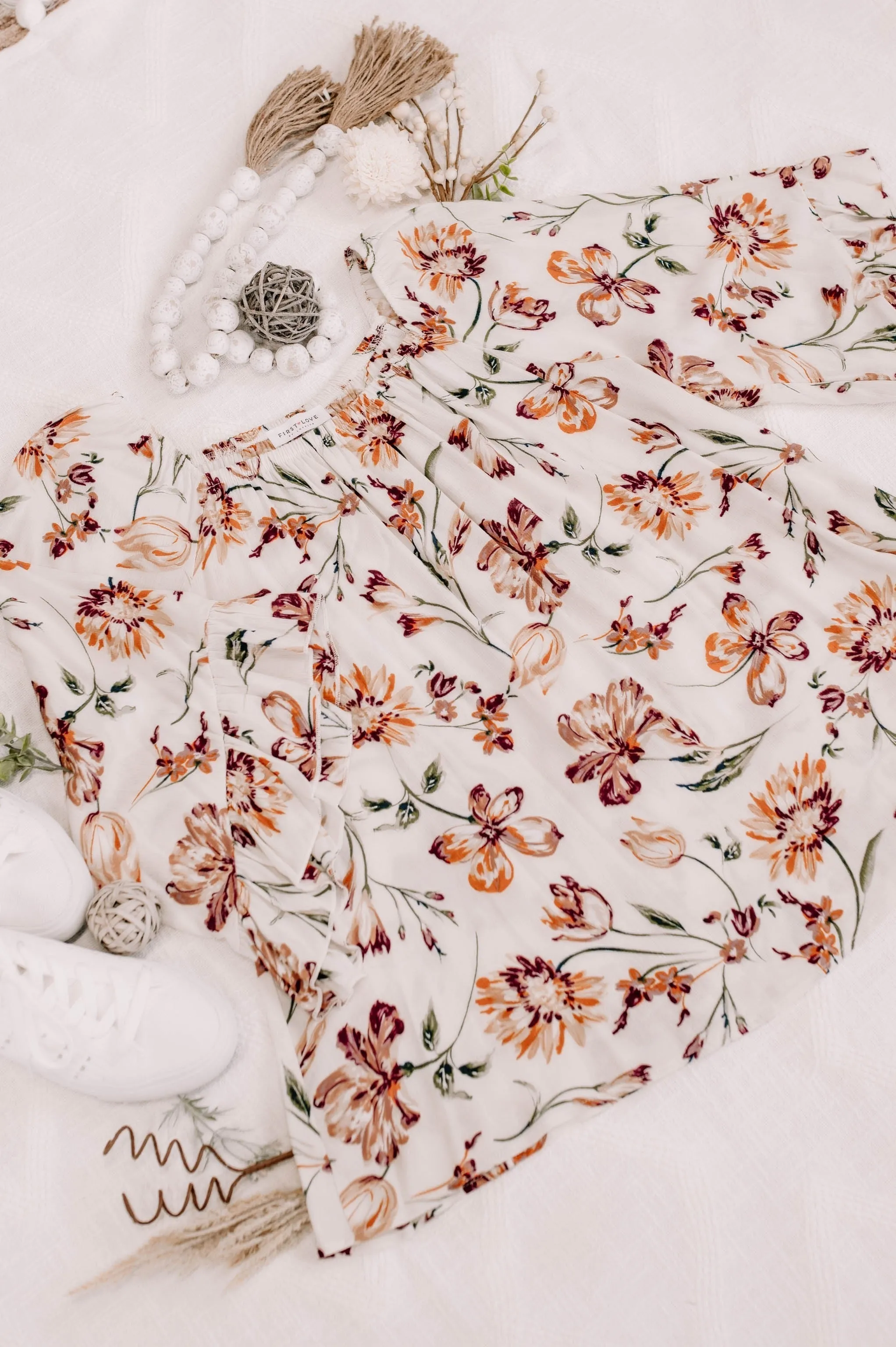 Add A Little Flare Floral Blouse