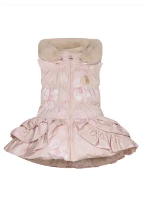 ADee stormi faux fur teddy printed gilet 07242424