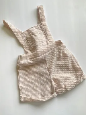 Adrian Seersucker Overalls