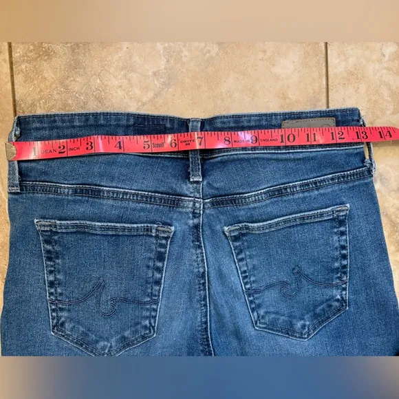 AG Adriano Goldschmied The Farrah Skinny Ankle Denim Blue Jeans Womens Size 25