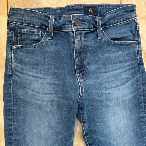 AG Adriano Goldschmied The Farrah Skinny Ankle Denim Blue Jeans Womens Size 25