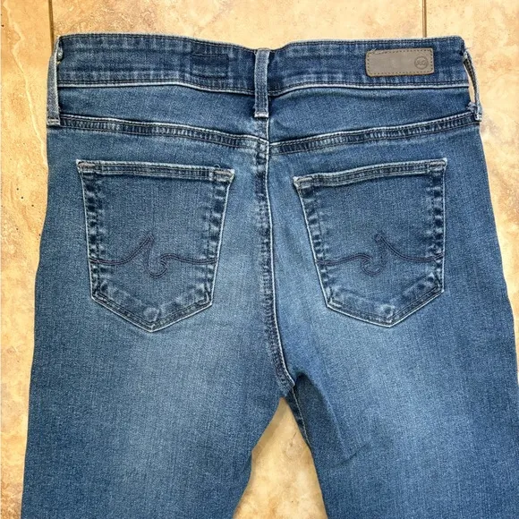 AG Adriano Goldschmied The Farrah Skinny Ankle Denim Blue Jeans Womens Size 25