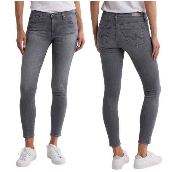 AG Grey Legging Ankle Skinny Jeans! Retail $199.