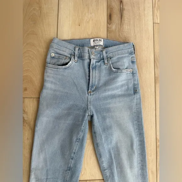 AGOLD skinny ankle jeans