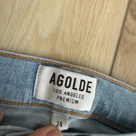 AGOLD skinny ankle jeans