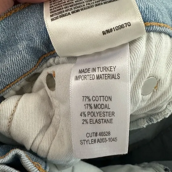 AGOLD skinny ankle jeans