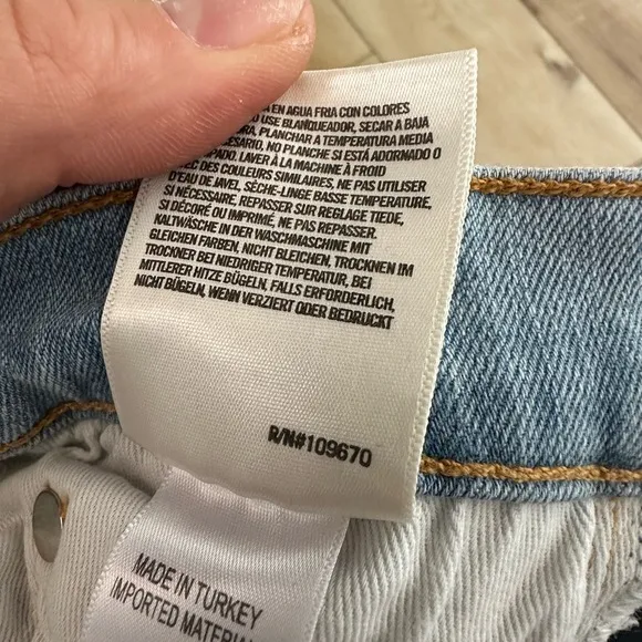 AGOLD skinny ankle jeans