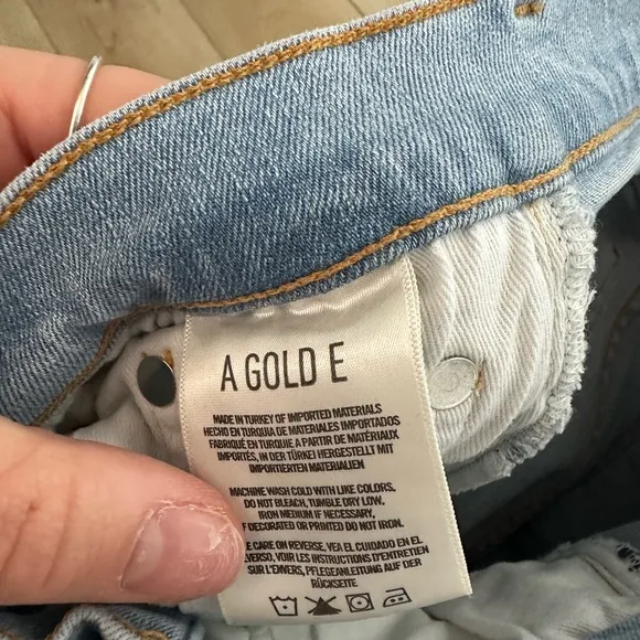 AGOLD skinny ankle jeans