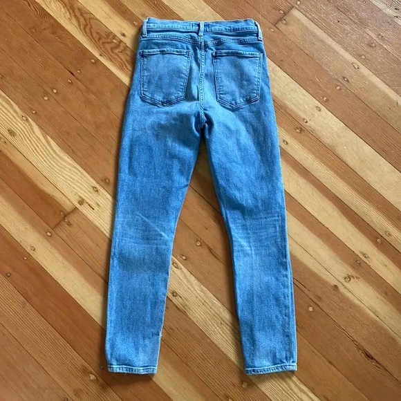 Agolde Nico High Rise Light Wash Jeans 26