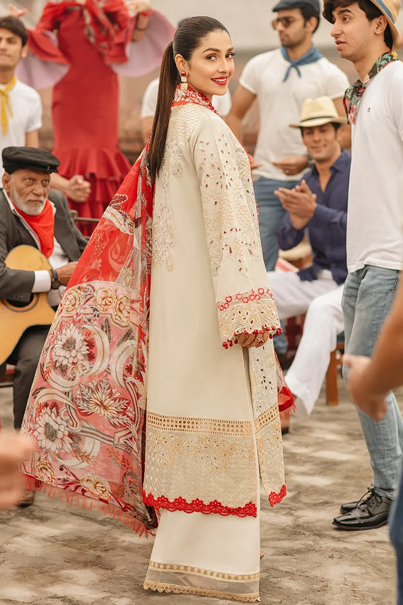 ALBA | Mushq Festival De Verano Spring '22 Collection | Unstitched Embroidered Luxury Lawn Suita