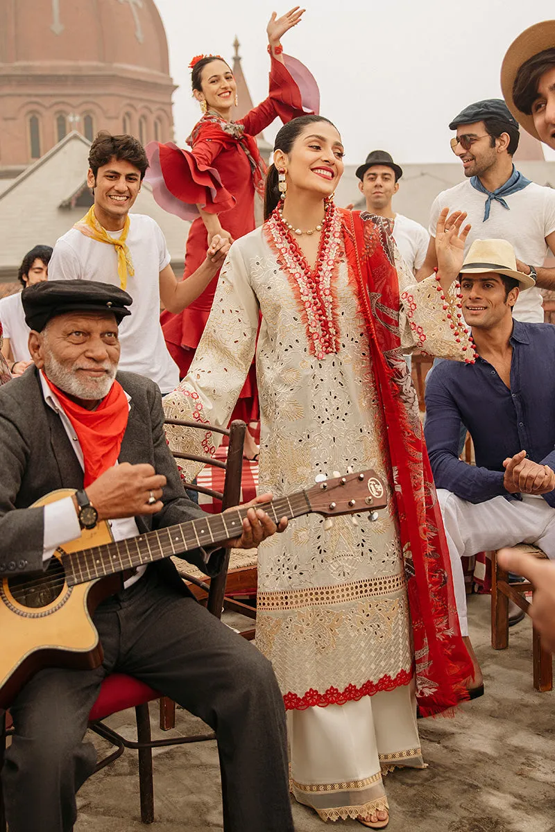 ALBA | Mushq Festival De Verano Spring '22 Collection | Unstitched Embroidered Luxury Lawn Suita