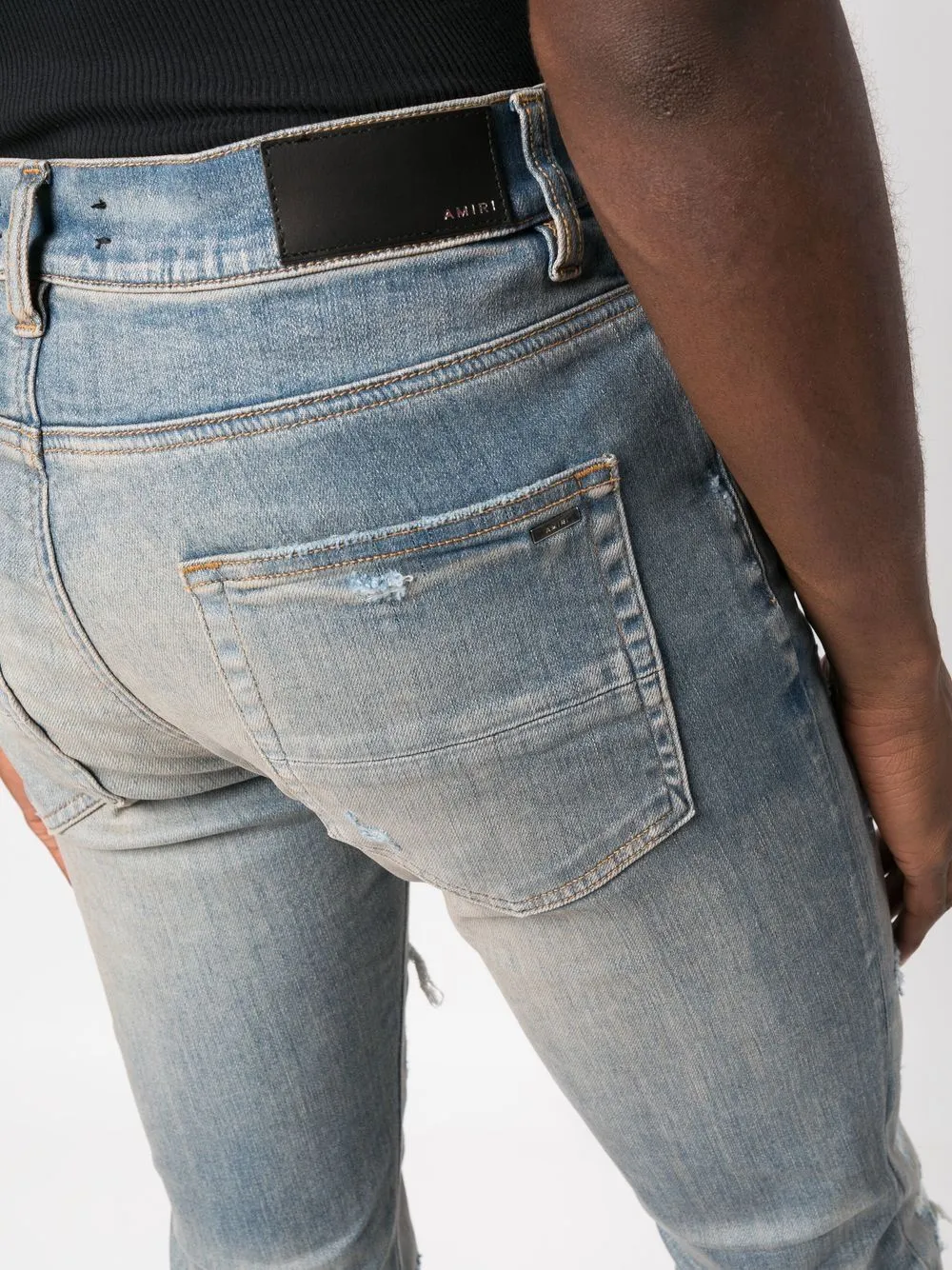 AMIRI distressed-effect skinny jeans