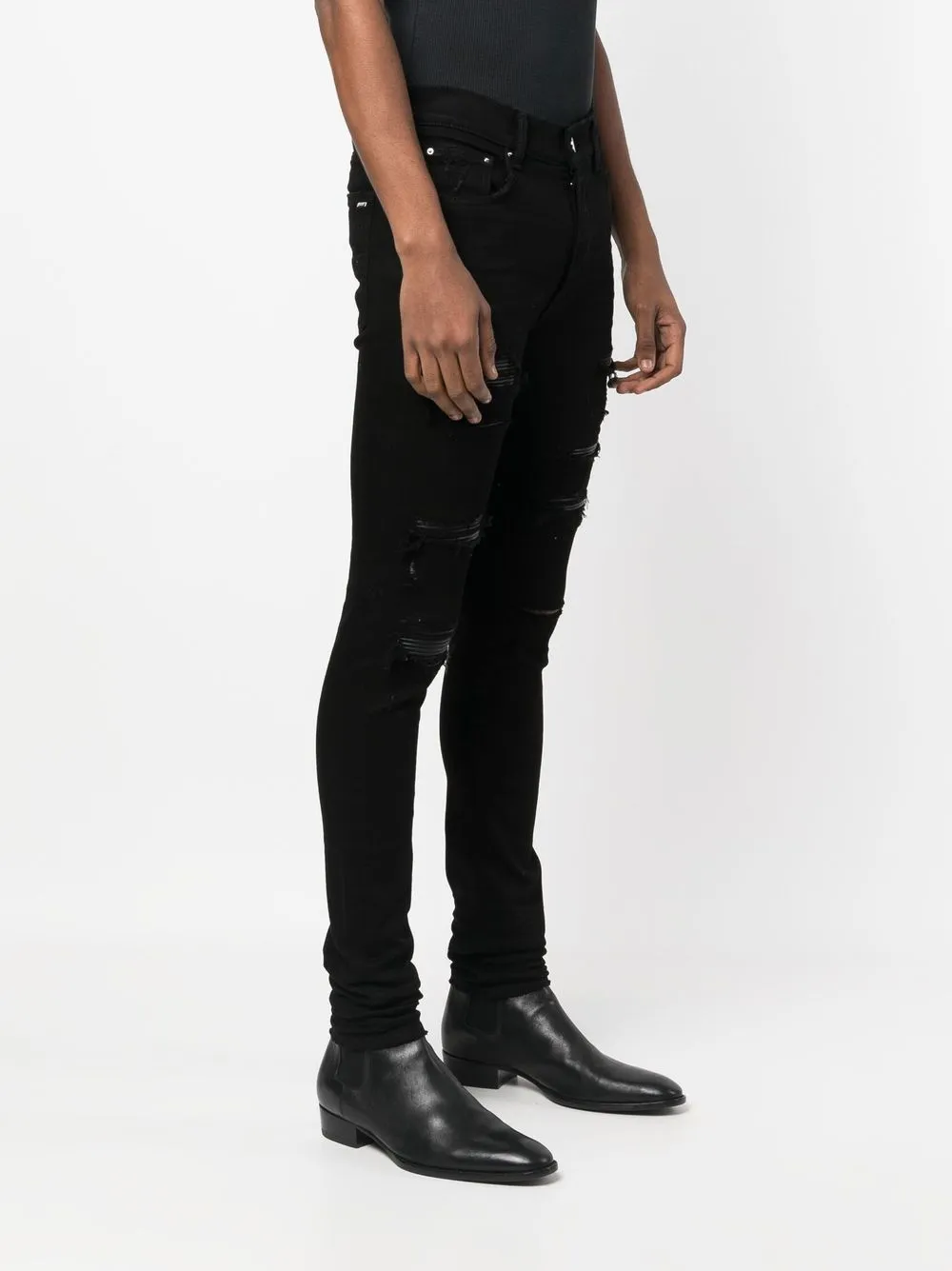 AMIRI distressed skinny-cut jeans