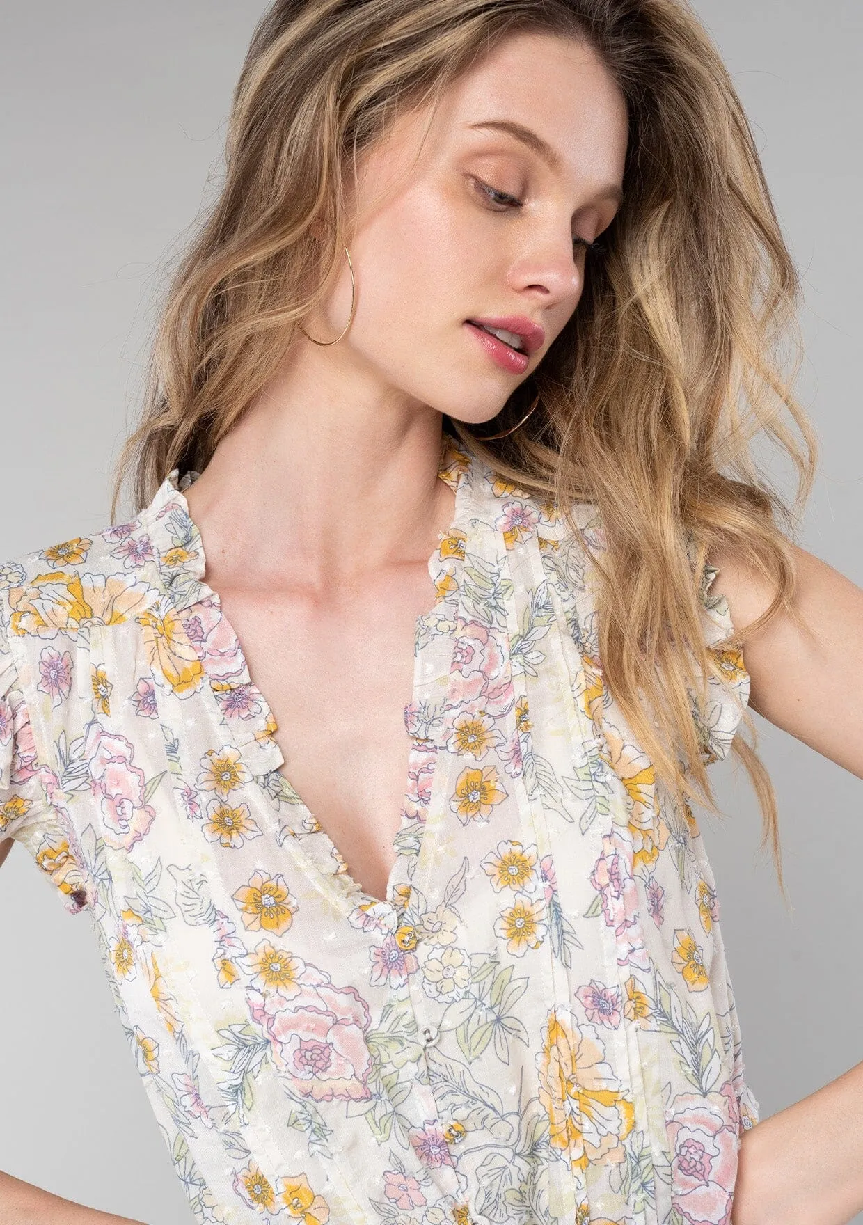 Annaliese Peplum Top