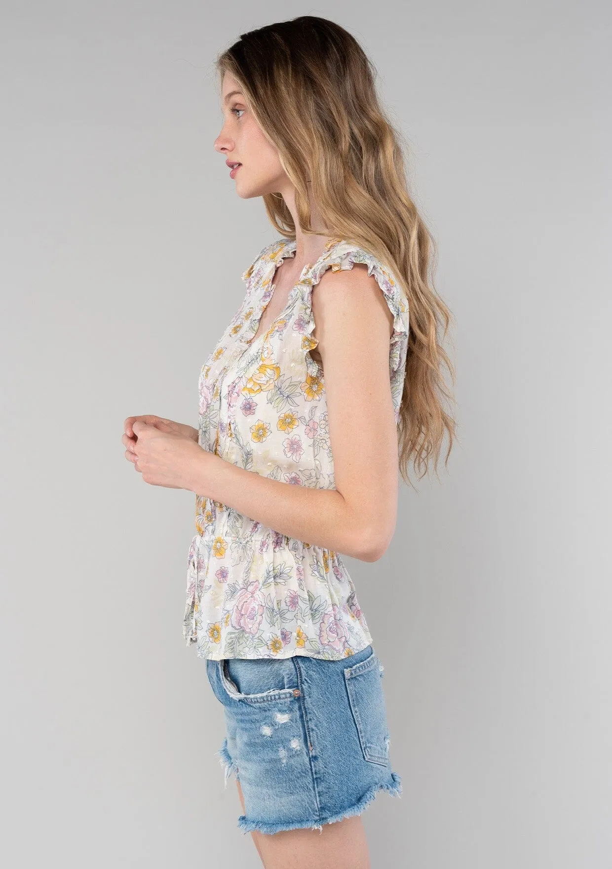 Annaliese Peplum Top