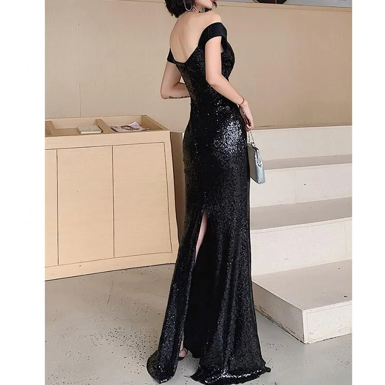 Anneprom Sequin Fishtail Long Evening Dress APP0418