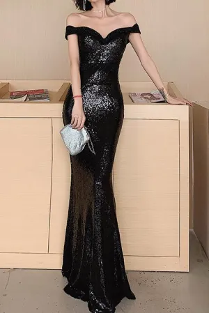 Anneprom Sequin Fishtail Long Evening Dress APP0418