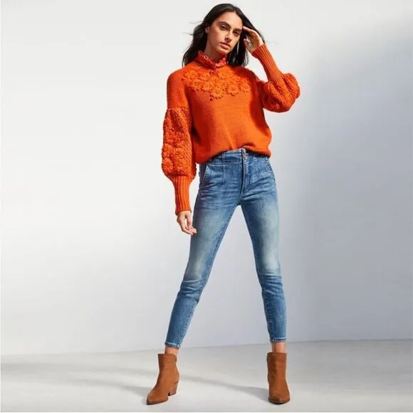 Anthropologie Pilcro Darted High-Rise Skinny Jeans in Denim Dark Wash