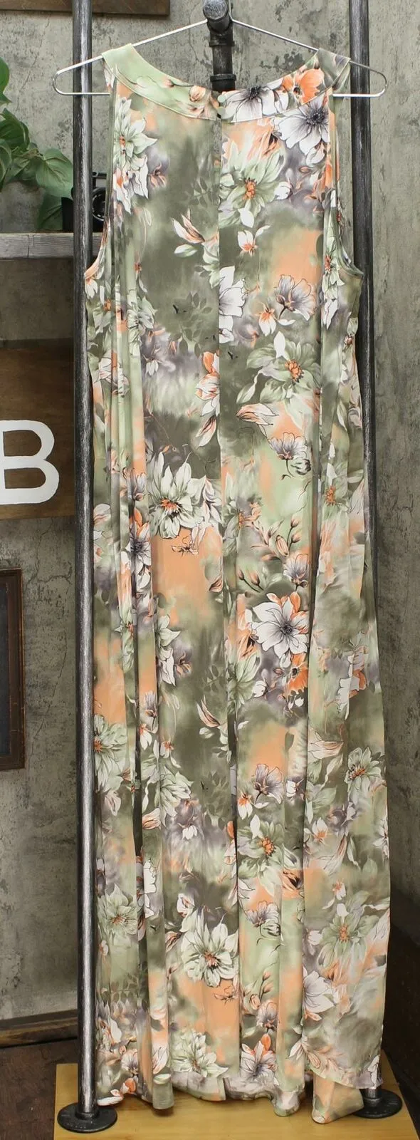 Antthony Women's Natural Flow Printed Maxi Dress And Bolero
