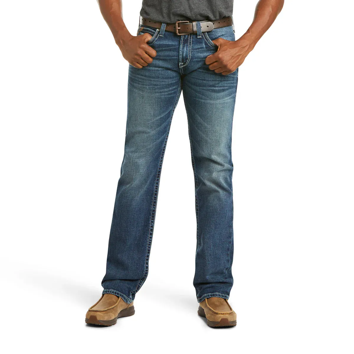 Ariat Mns M7 Coltrane Straight Leg Silverton