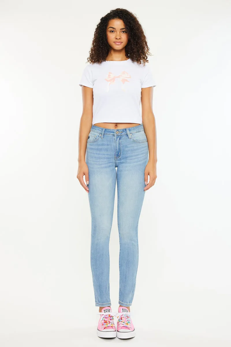Ashlyn Mid Rise Super Skinny Jeans