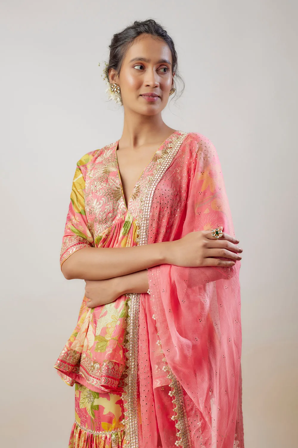 Asmita Sharara Set