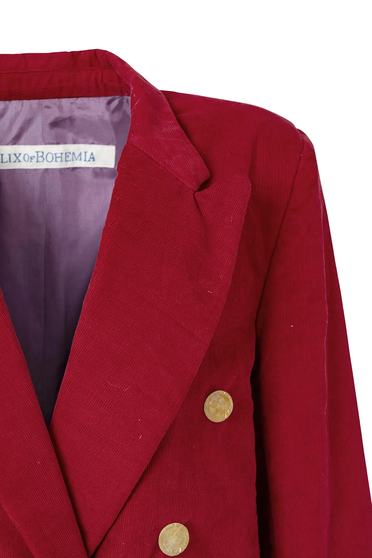 Augusta Ruby Corduroy Blazer