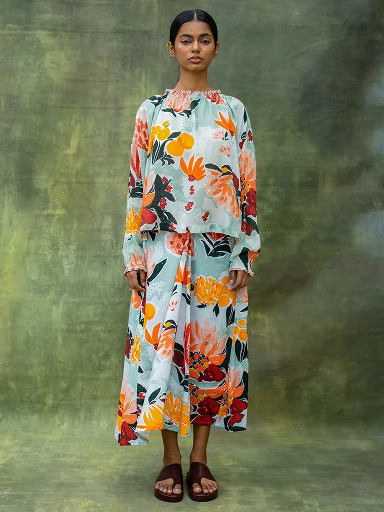 Aura Printed Top