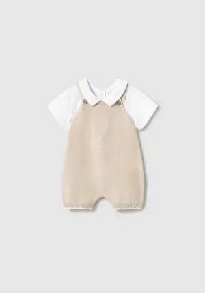 Baby Boys Knit Romper Set
