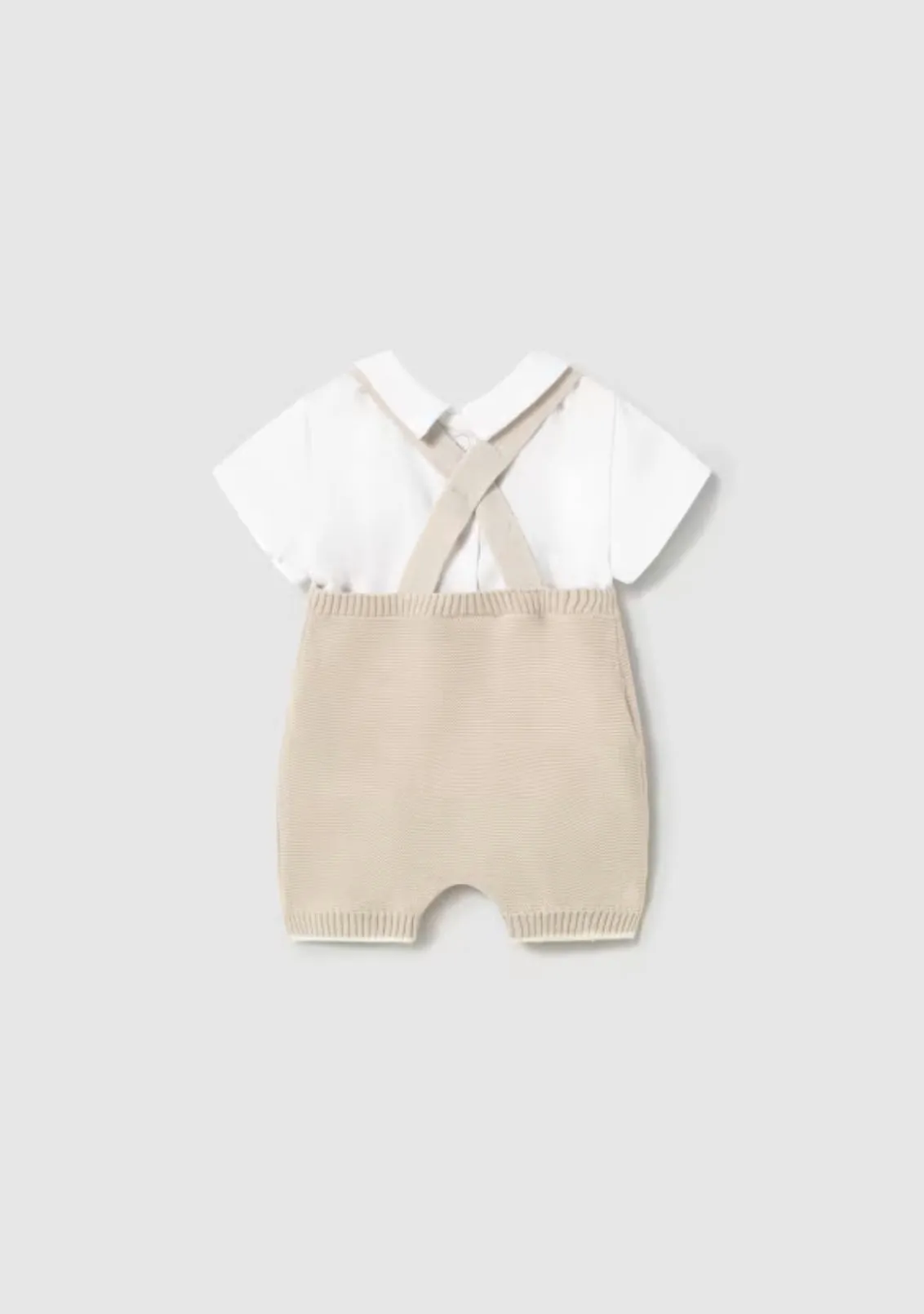 Baby Boys Knit Romper Set